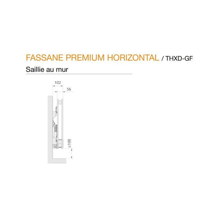 Radiateur à Fluide Caloporteur ACOVA - Fassane Premium Horizontal TVXD/GF Blanc 6 Radiateur à Fluide Caloporteur ACOVA - Fassane Premium Horizontal TVXD/GF Blanc – Image 4