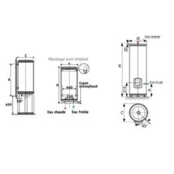 Chauffe Eau électrique ATLANTIC - Chaufféo Plus -Aldes Heizung Magasin 4979 s3 schema atlantic chauffeo plus 4