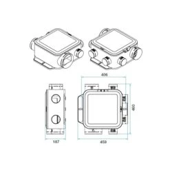Aldes Kit VMC EasyHome PureAIR Connect - Bouches ColorLINE - Gamme Compact -Aldes Heizung Magasin 6276 s3 easy home pure air