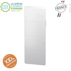 Radiateur Bloc Fonte NOIROT - Axoo Connecté - Blanc -Aldes Heizung Magasin axoo vertical label pdt