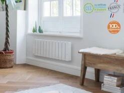 Radiateur Bloc Fonte NOIROT - Beladoo Connecté - Blanc -Aldes Heizung Magasin beladoo plinthe label