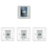 Pack Thermostats Blue Face Zéro - AIRZONE - Blanc Connecté - Sans Webserver 2 Pack Thermostats Blue Face Zéro - AIRZONE - Blanc Connecté - Sans Webserver -Aldes Heizung Magasin bluefacezero papa 1