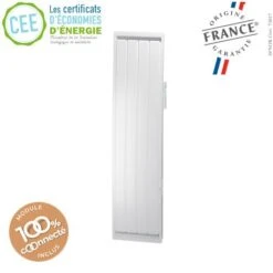 Radiateur Bloc Fonte NOIROT - Calidoo Connecté - Blanc -Aldes Heizung Magasin calidoo vertical pdt
