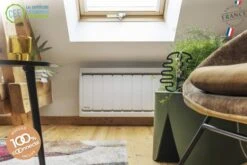 Radiateur Bloc Fonte NOIROT - Calidoo Connecté - Blanc -Aldes Heizung Magasin calidou bas blanc ambiance