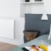 Radiateur Acier Et Verre CAMPA - Campalys 3.0 - Blanc Satiné 2 Radiateur Acier Et Verre CAMPA - Campalys 3.0 - Blanc Satiné -Aldes Heizung Magasin campalys horizontal blanc 01