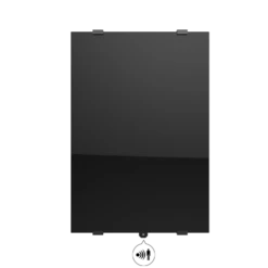 Radiateur Verre CAMPA - Campaver Select - Noir Astrakan 11 Radiateur Verre CAMPA - Campaver Select - Noir Astrakan -Aldes Heizung Magasin campaver select vertical noir astrakan 01 2