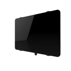 Radiateur Verre CAMPA - Campaver Ultime - Noir Astrakan -Aldes Heizung Magasin campaver ultime horizontal noir astrakan 02 1