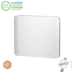 Radiateur Bloc Fonte INTUIS - Dook Connecté - Blanc -Aldes Heizung Magasin dook horizontal pdt label