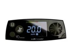 Radiateur Verre CAMPA - Campaver Select - Etroit Vertical - 1100W - Noir - CSEC11VSEPB -Aldes Heizung Magasin etroit vertical