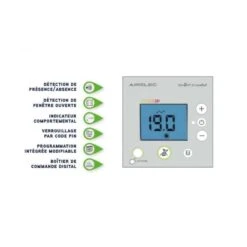 Radiateur à Fluide Caloporteur AIRELEC - Irid 2 - Smart ECOControl - Blanc -Aldes Heizung Magasin radiateur fluide a circulation integrale airelec irid integral smart ecocontrol 1