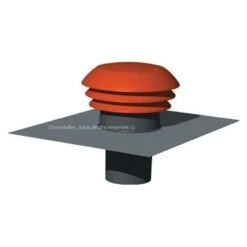 Chapeau De Toiture Vortice -Aldes Heizung Magasin rond cara m tal ardoise 1