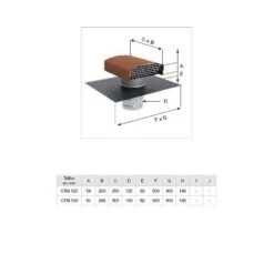 Chapeau De Toiture Vortice -Aldes Heizung Magasin sch ma rectangulaire ctp ctm