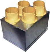 Plénum Isolé D'insufflation 4 Piquages Unelvent