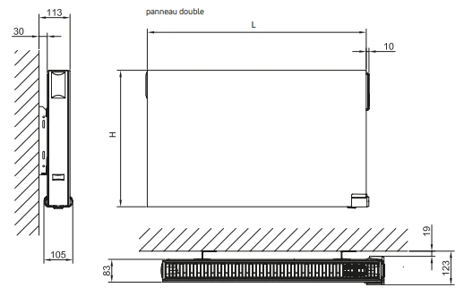 Radiateur à Fluide Caloporteur LVI - Yali Parada Plus - Blanc 6 Radiateur à Fluide Caloporteur LVI - Yali Parada Plus - Blanc – Image 4